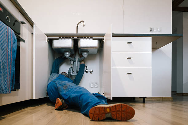 Professional Drain Cleaning technician working in Westport, CT